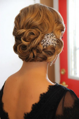 1920s hair updo bridal | Obsession = Great Gatsby Style | Onsite Muse ...
