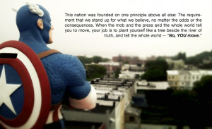 My favorite Captain America quote.