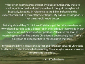 The quote is something that Arni Zachariassen said on Facebook, and ...