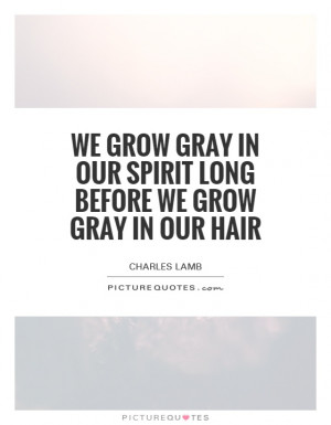 Quotes About Gray Hair