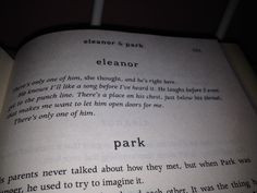 Eleanor and park