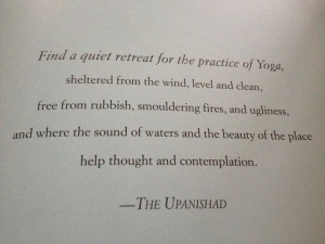 Yoga pose quote