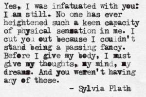 Sylvia Plath - Beautifuly capsulated