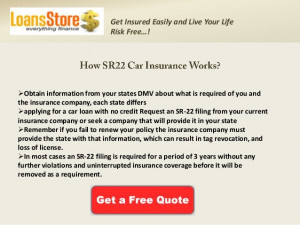 ... Sr22 ~ Auto Insurance Quotes with SR22, Cheap SR22 Car Insurance Quote