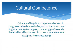 Cultural Competence