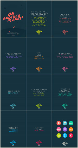 Client Quotes Poster Collection by Jonathan Quintin