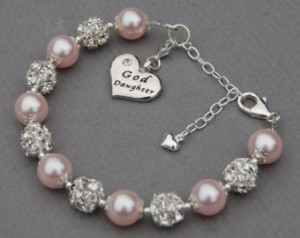 Goddaughter Gift, Goddaughter Jewel ry, Goddaughter Charm Bracelet ...