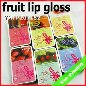 FREE SHIPPING Lip gloss Fruit Balm Make Up mini Lipstick Care Beauty
