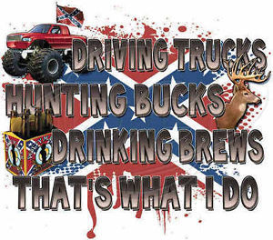 truck-t-shirt-tee-MENS-dixie-rebel-SOUTHERN-redneck-HUNTING-BUCKS ...