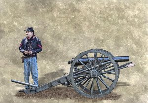 Large Civil War Artillery Cannon Confederate New
