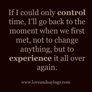 Moment When We First met