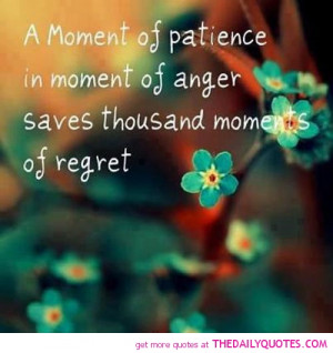 ... In Moment Of Anger Saves Thousand Moments Of Regret - Anger Quote