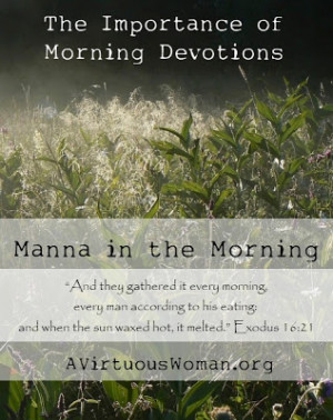 The Importance of a Morning Devotional