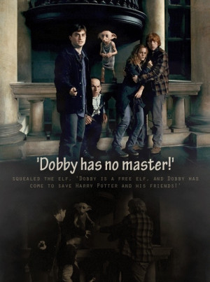 Harry Potter Dobby is a free elf!