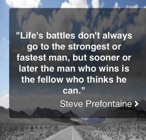 Steve Prefontaine Running Quotes
