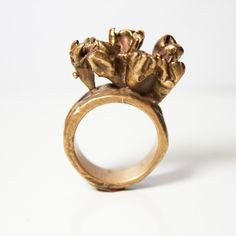 Fab.com | Eternal Flower Ring Brass Ring Brass, Etern Flower, Flowers ...