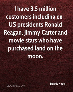 have 3.5 million customers including ex-US presidents Ronald Reagan ...