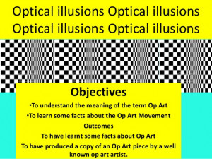 Bridget Riley Optical Illusions
