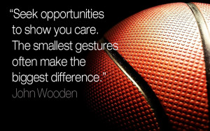 Seek opportunities to show you care. The smallest gestures often make ...