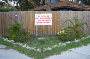 Tampa Bay Sarasota Florida Quote On The Fence