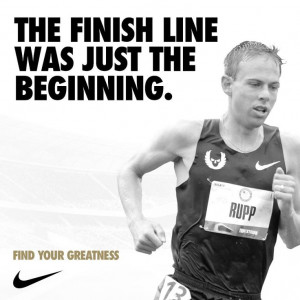 the finish line was just the beginning.