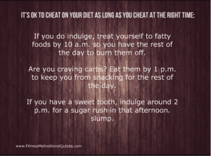 The Best Time to Cheat on a Diet