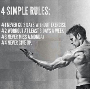 simple rules too live by...