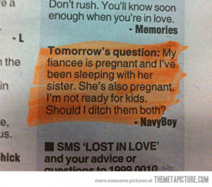 Funny photos funny newspaper advice column