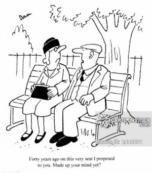 Elderly Couple Cartoon