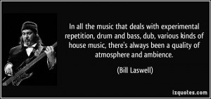 In all the music that deals with experimental repetition, drum and ...