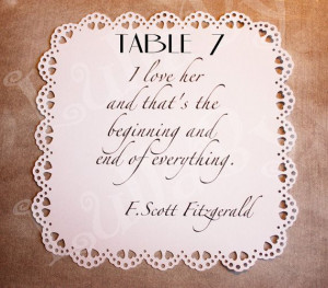 ... with custom love quote, Great Gatsby wedding inspiration - Versione 1