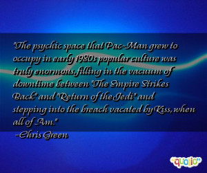 The psychic space that Pac-Man grew to