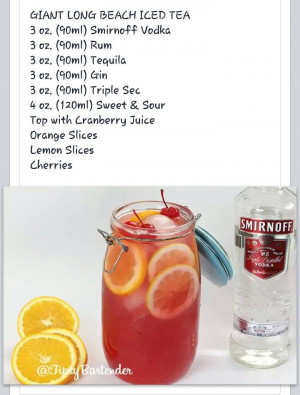 Longbeach, Giants Long Beach Ice Teas, Recipe, Cheer, Parties, Long ...