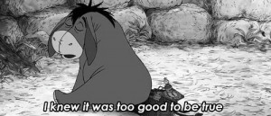 black and white, grey, life, quotes, text, winnie pooh