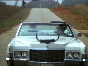 Boss Hog's car in Dukes of Hazard - 1970 Cadillac DeVille convertible
