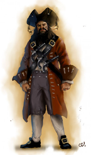 pirates of the caribbean 4 on stranger tides blackbeard costume
