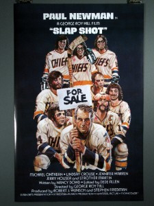 Related Pictures slap shot hockey art poster print by glen green ...