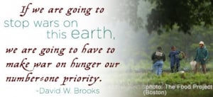 Human Rights - Quotes on Hunger - David W. Brooks - human-rights Photo