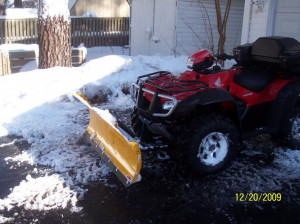 Honda ATV Snow Plow