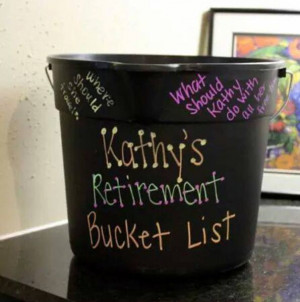 Teacher retirement bucket list for guest to fill out. She had a great ...