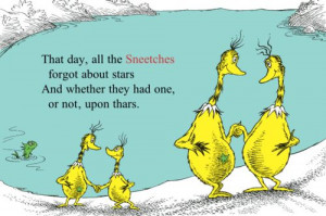 dr. seuss quotes Sneetches