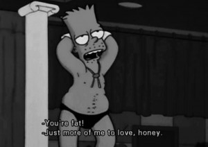 Bart Simpson Black and White Tumblr