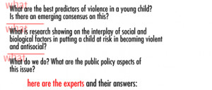 What are the best predictors of violence in a young child? Is there an ...