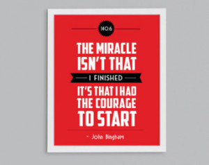 ... 140.6 Courage to Start Print - Triathlete Gift - Inspirational Quote