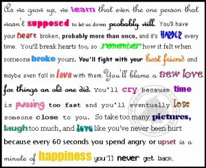 Advice Quote: Love Like You’ve Never Been Hurt…