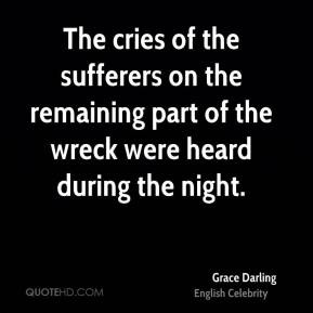 Grace Darling - The cries of the sufferers on the remaining part of ...