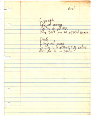 Literary Artifact From The Manila Envelope Of History