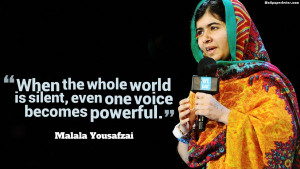 Home » Quotes » Malala Yousafzai Quotes Wallpaper