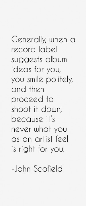 John Scofield Quotes amp Sayings