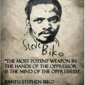 Steven Biko~the late Apartheid activist